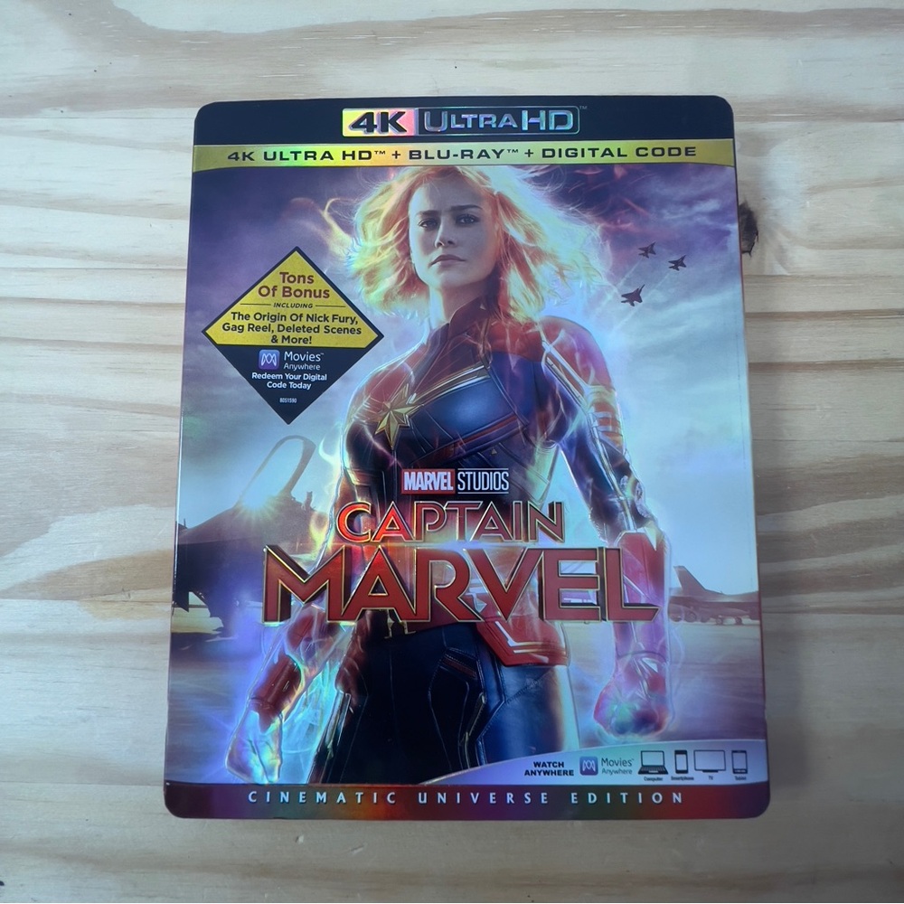 *2/$10* Marvel Studios Captain Marvel Cinematic Universe Edition 4K Ultra HD